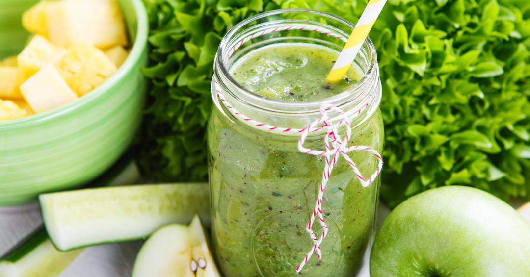 Soursop Apple Accelerator Green Smoothie Recipe Image