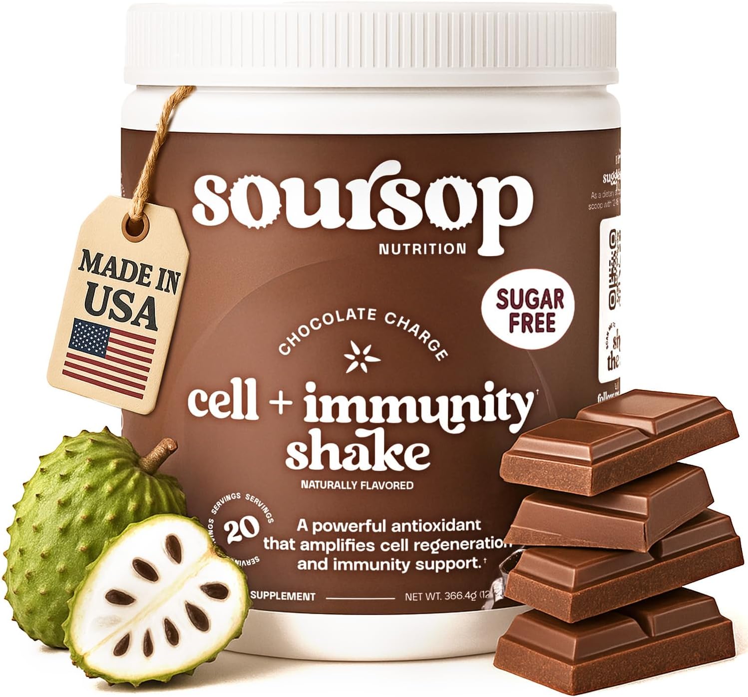 Soursop Chocolate Charge Shake