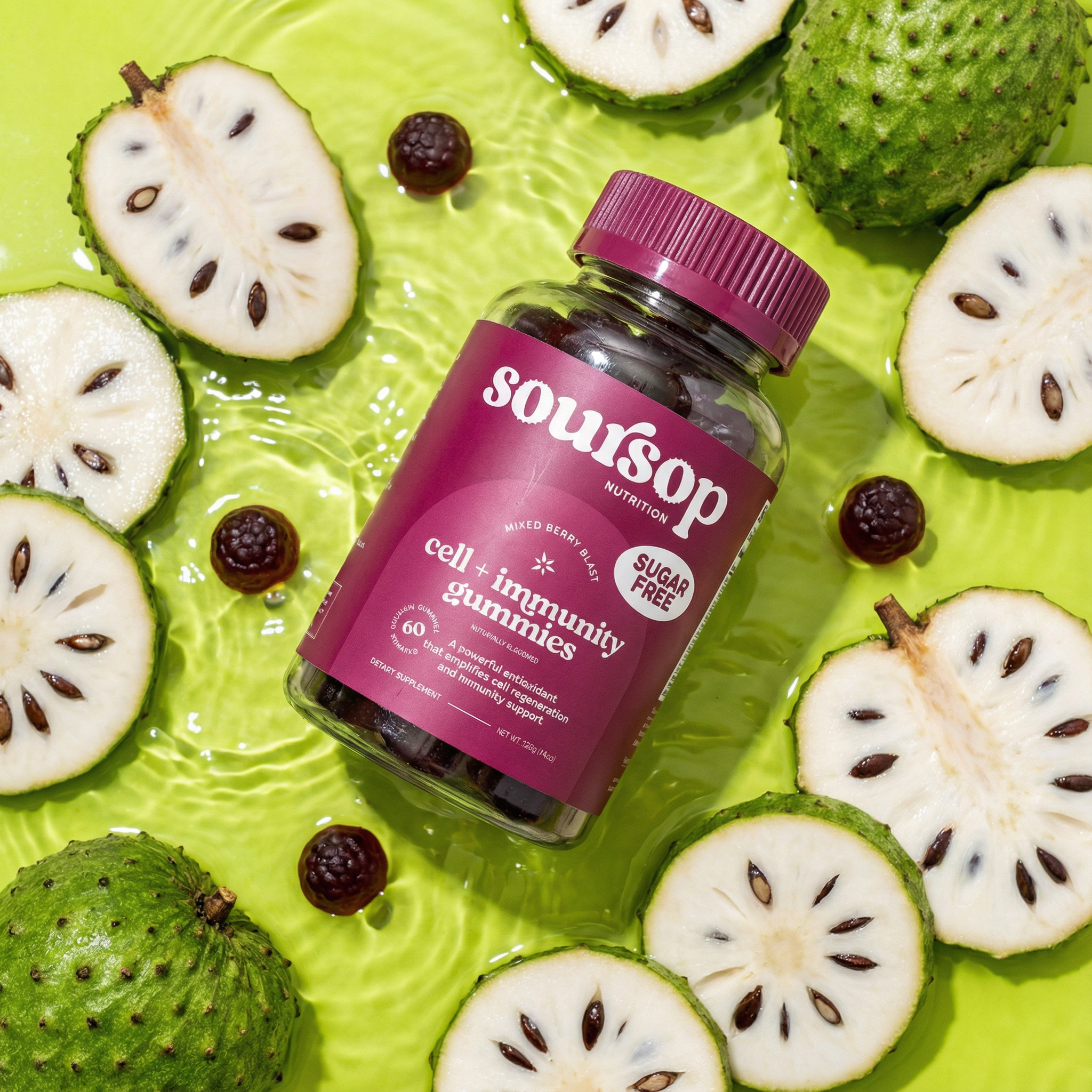 Cell + Immunity Soursop Gummies*
