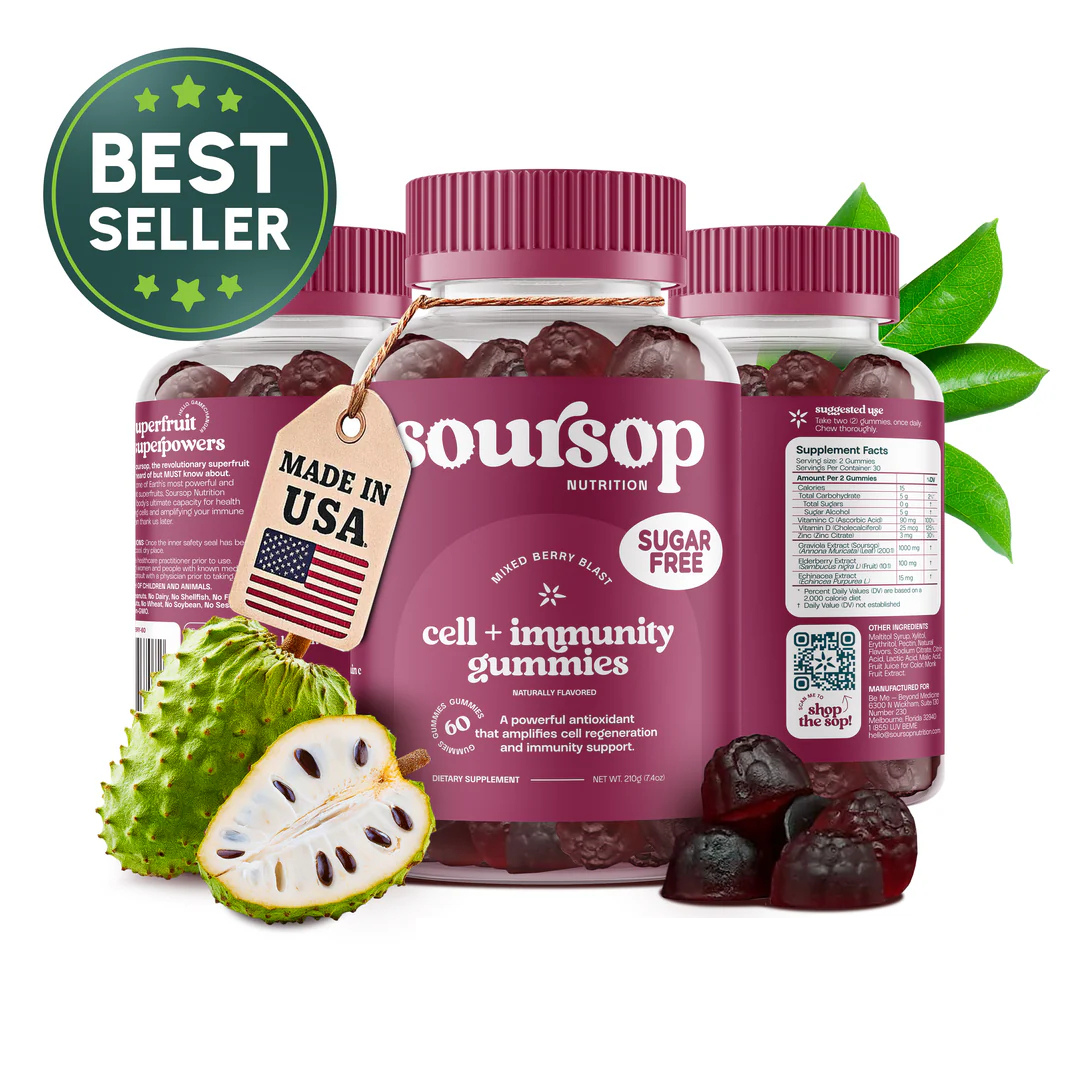 Cell + Immunity Soursop Gummies*