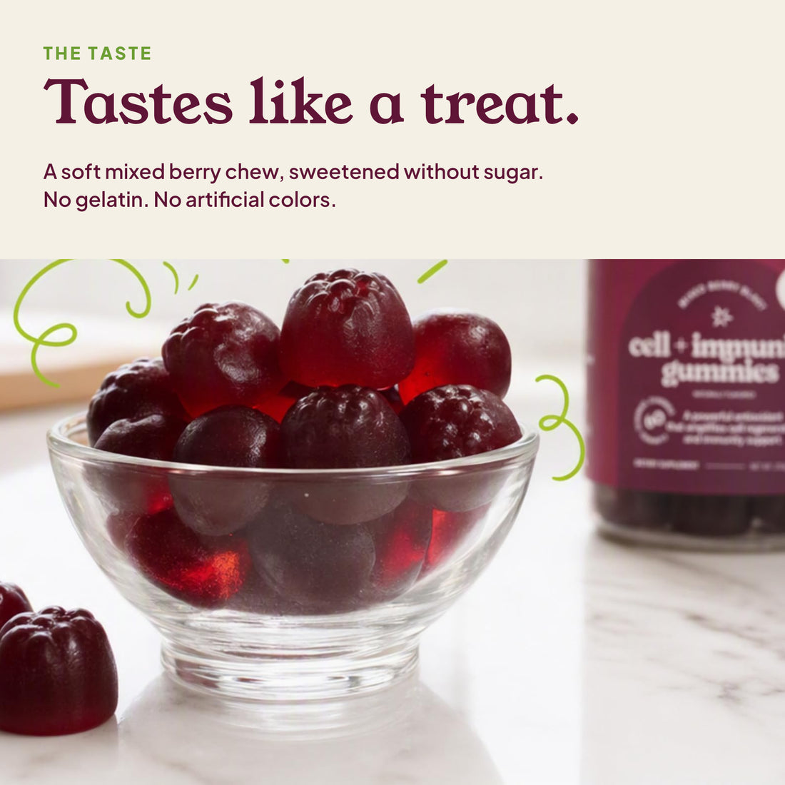 Mixed berry taste